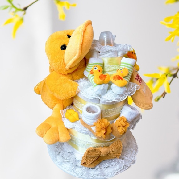 Duck Diaper Cake Baby Shower Gift